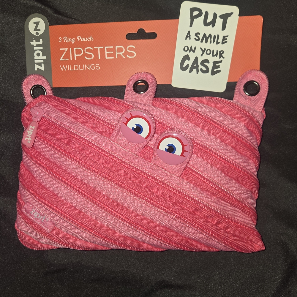 Zipit Wildlings Pink Pencil Case